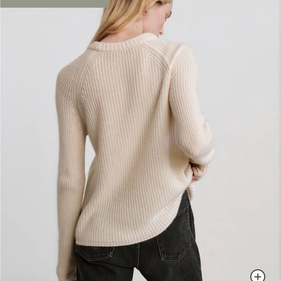 Jenni Kayne NWOT
Fisherman Cashmere Crewneck Sweater Oatmeal Size S - Picture 4 of 11